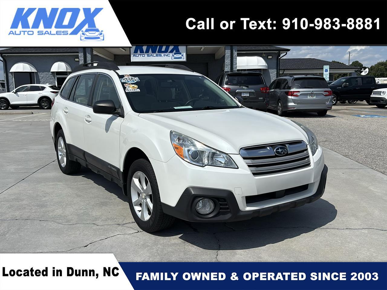 Subaru Outback 4dr Wgn H4 Auto 2.5i 2014