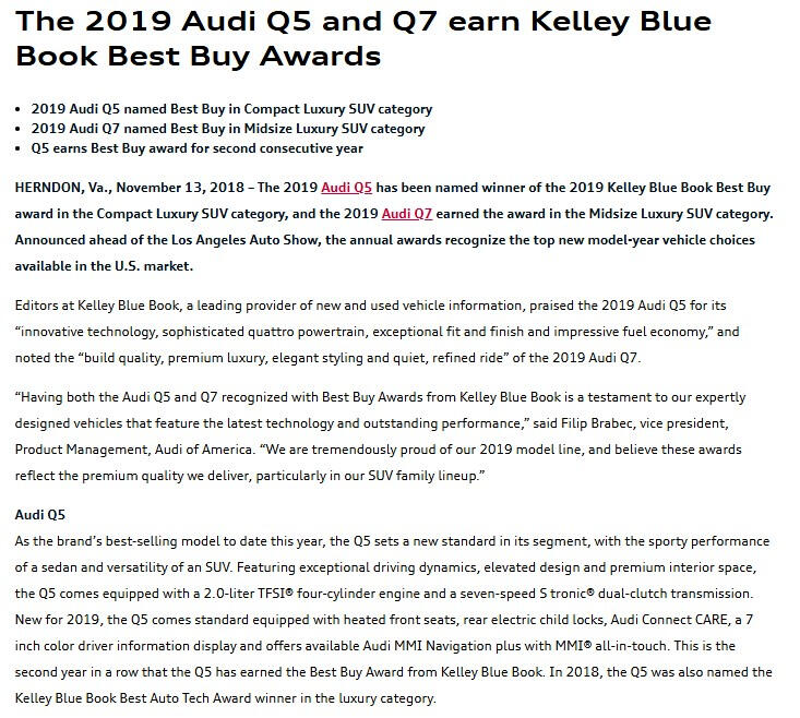 Audi Q5 2.0T Premium Plus quattro 2019