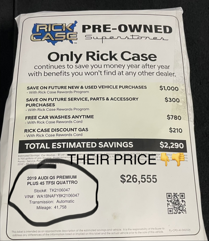 Audi Q5 2.0T Premium Plus quattro 2019