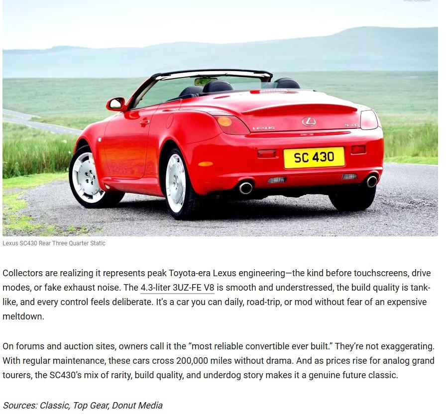 Lexus SC 430 Convertible 2006