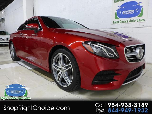 Designo Cardinal Red Metallic 2020 Mercedes-Benz E-Class E 450 4MATIC Coupe AWD Coupe All-Wheel Drive 9-Speed Automatic