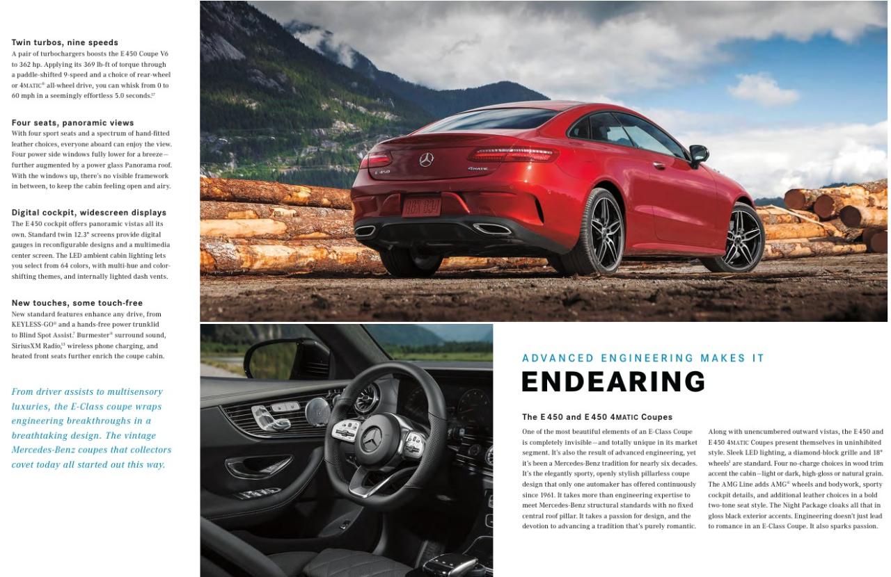 Mercedes-Benz E-Class E450 Coupe 4MATIC 2020