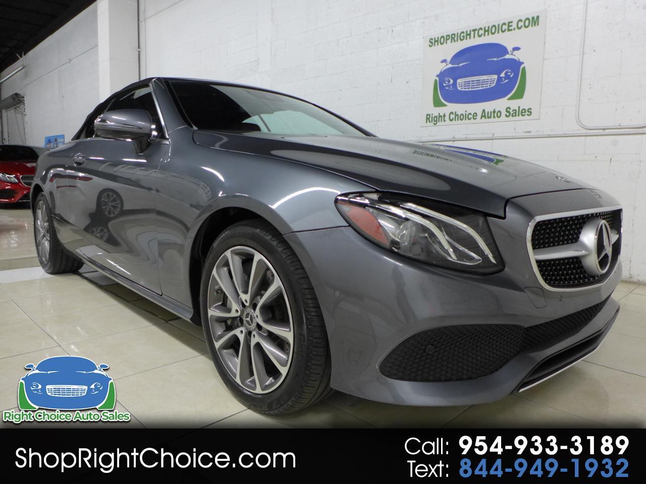 2018 Mercedes-Benz E-Class E400 4MATIC Cabriolet