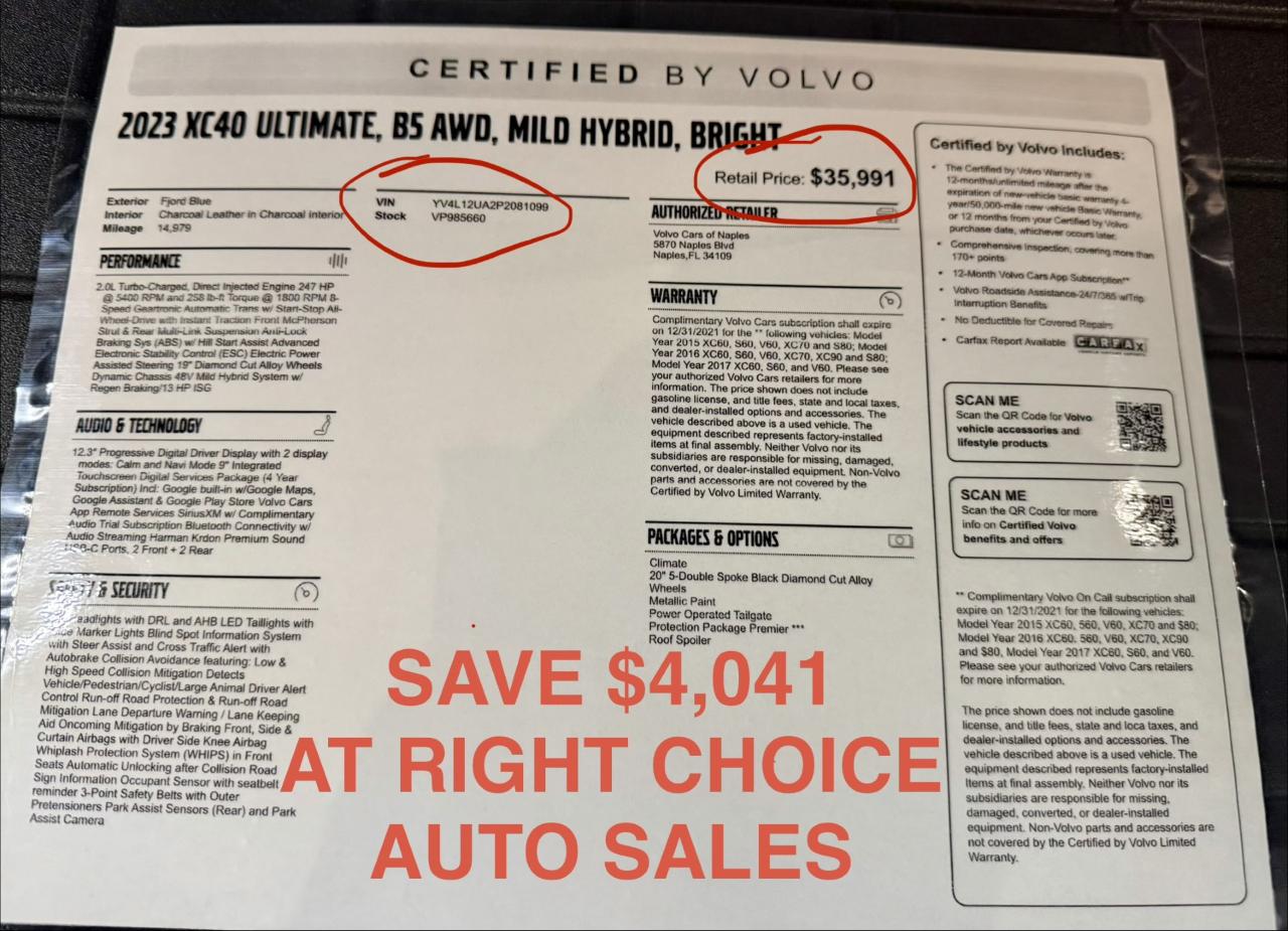 2023 Volvo XC40 Ultimate - Photo 4