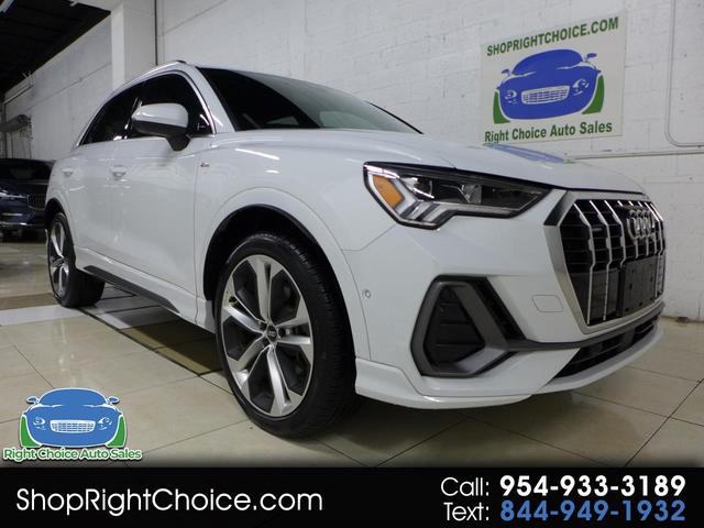 Glacier White Metallic 2020 Audi Q3 SUV / Crossover All-Wheel Drive 8-Speed Automatic