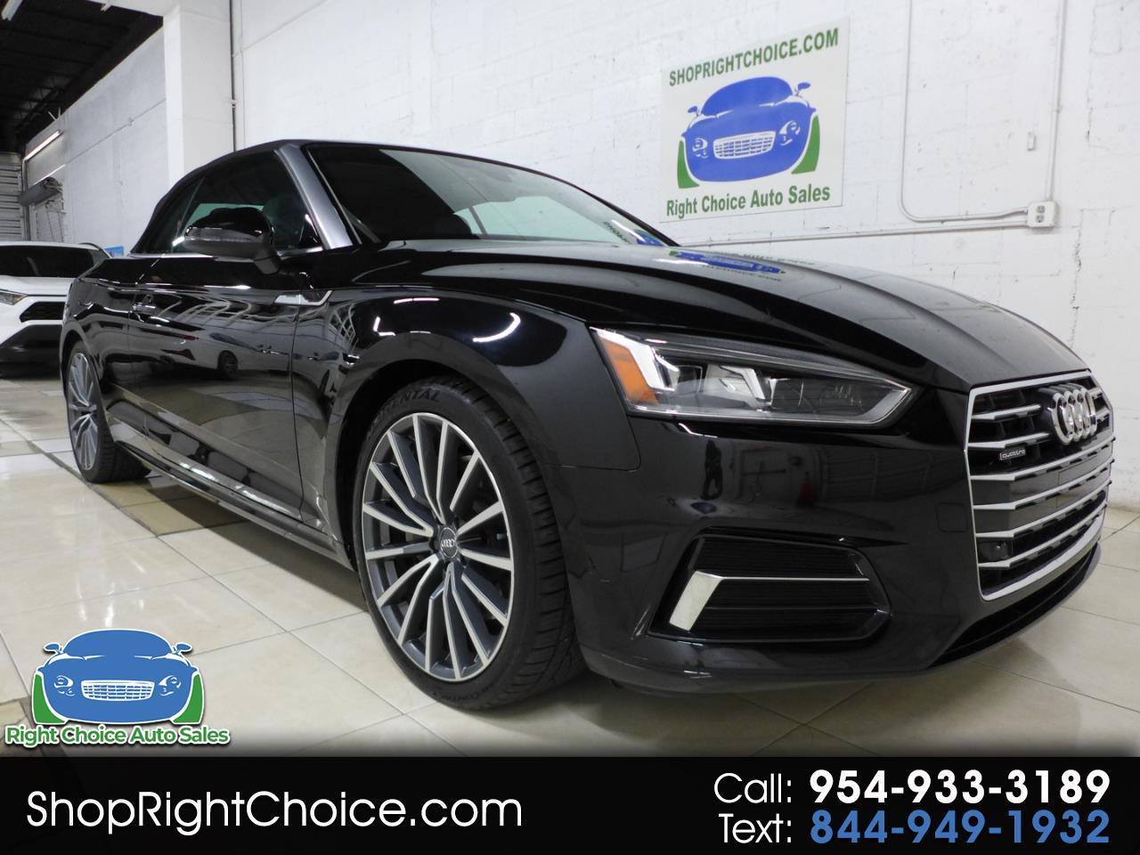 2018 Audi A5 Premium Plus Cabriolet quattro 7A