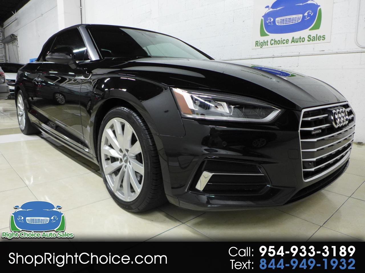 2018 Audi A5 Premium Plus Cabriolet quattro 7A