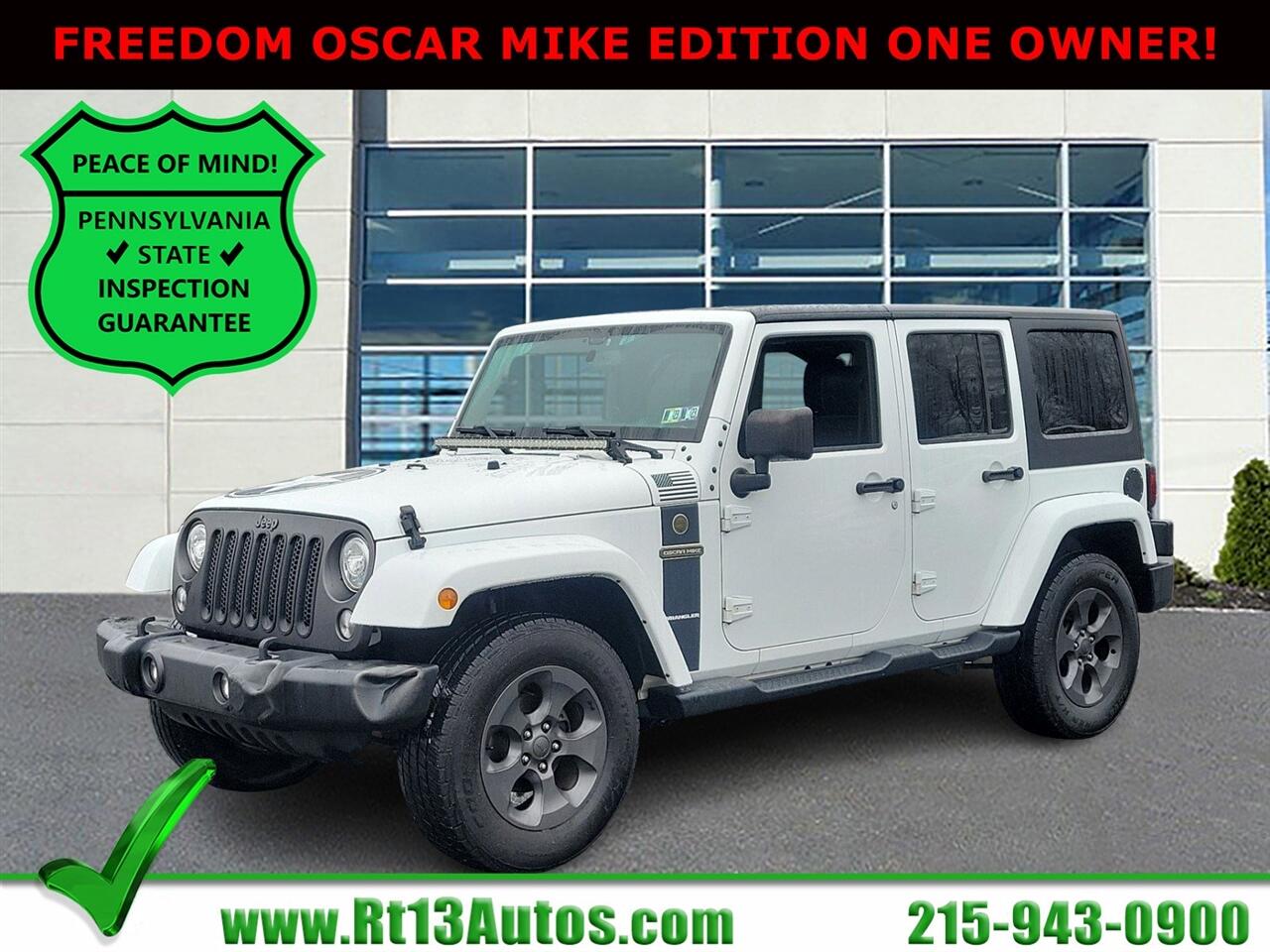 Used 2017 Jeep Wrangler Freedom for Sale in Levittown PA 19057 John's Rt.  13 Auto Sales