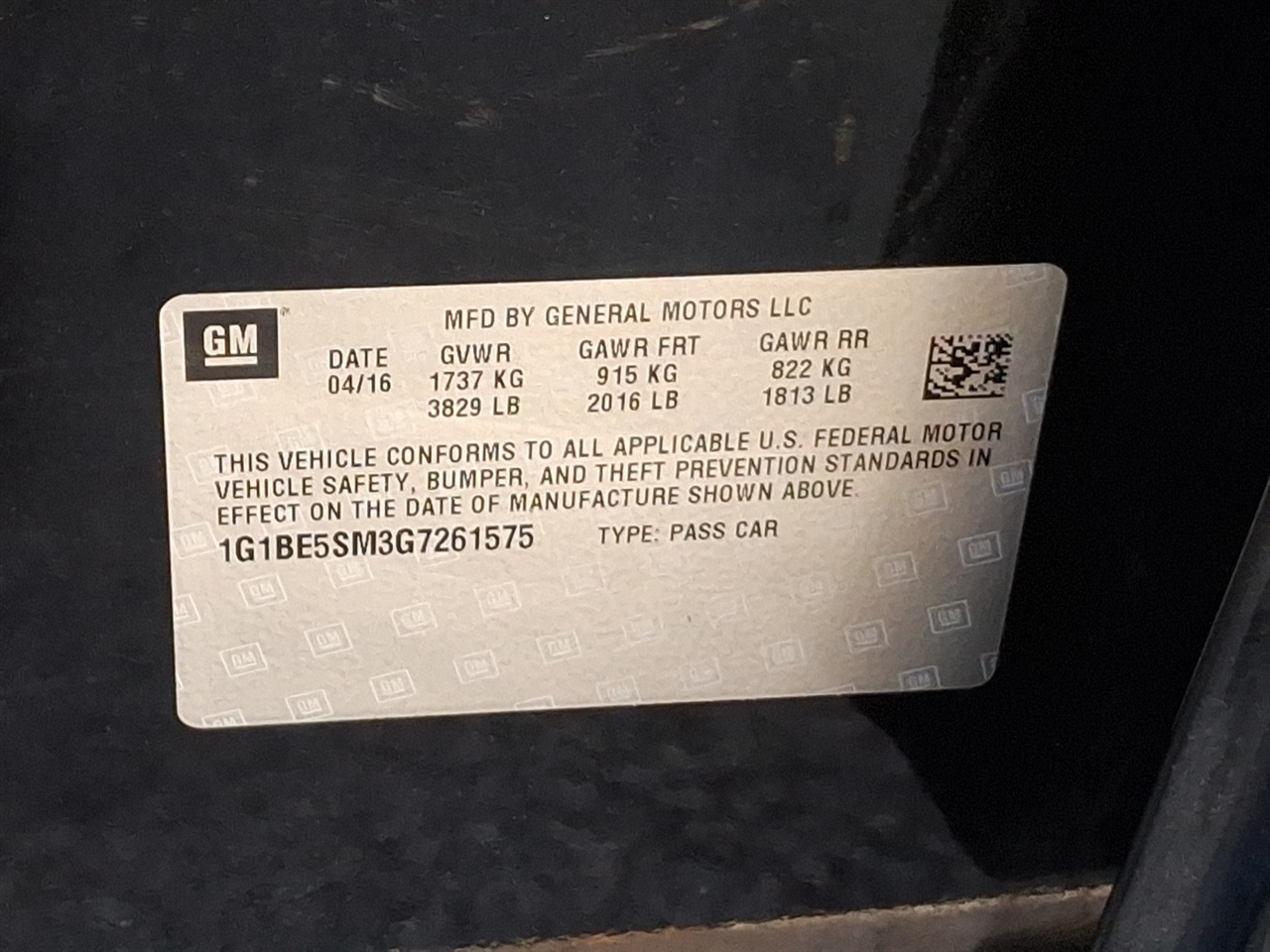 Chevrolet Cruze  2016 Chevrolet Cruze  2016