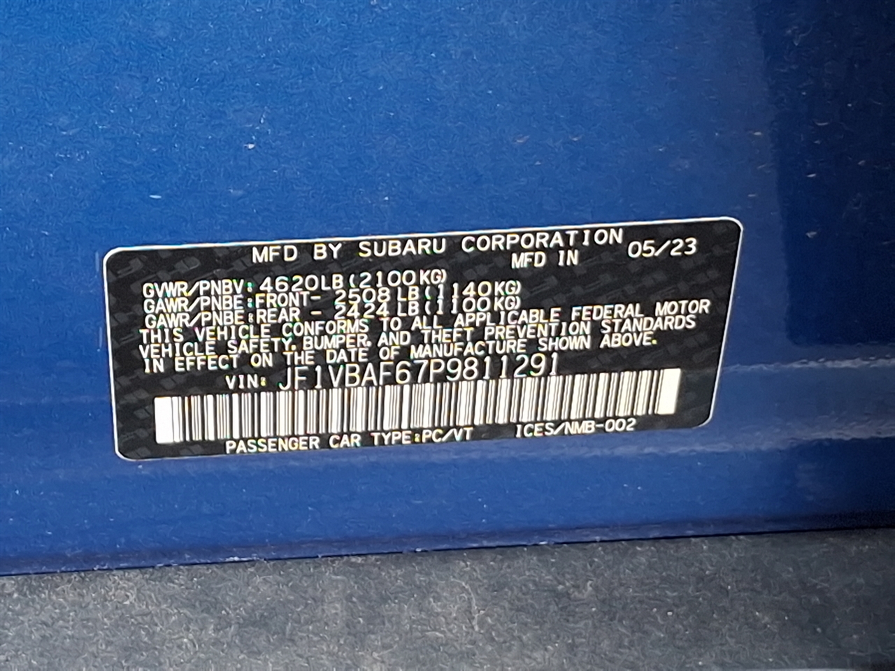 Subaru WRX  2023 Subaru WRX  2023