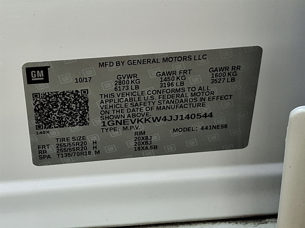 Chevrolet Traverse  2018 Chevrolet Traverse  2018