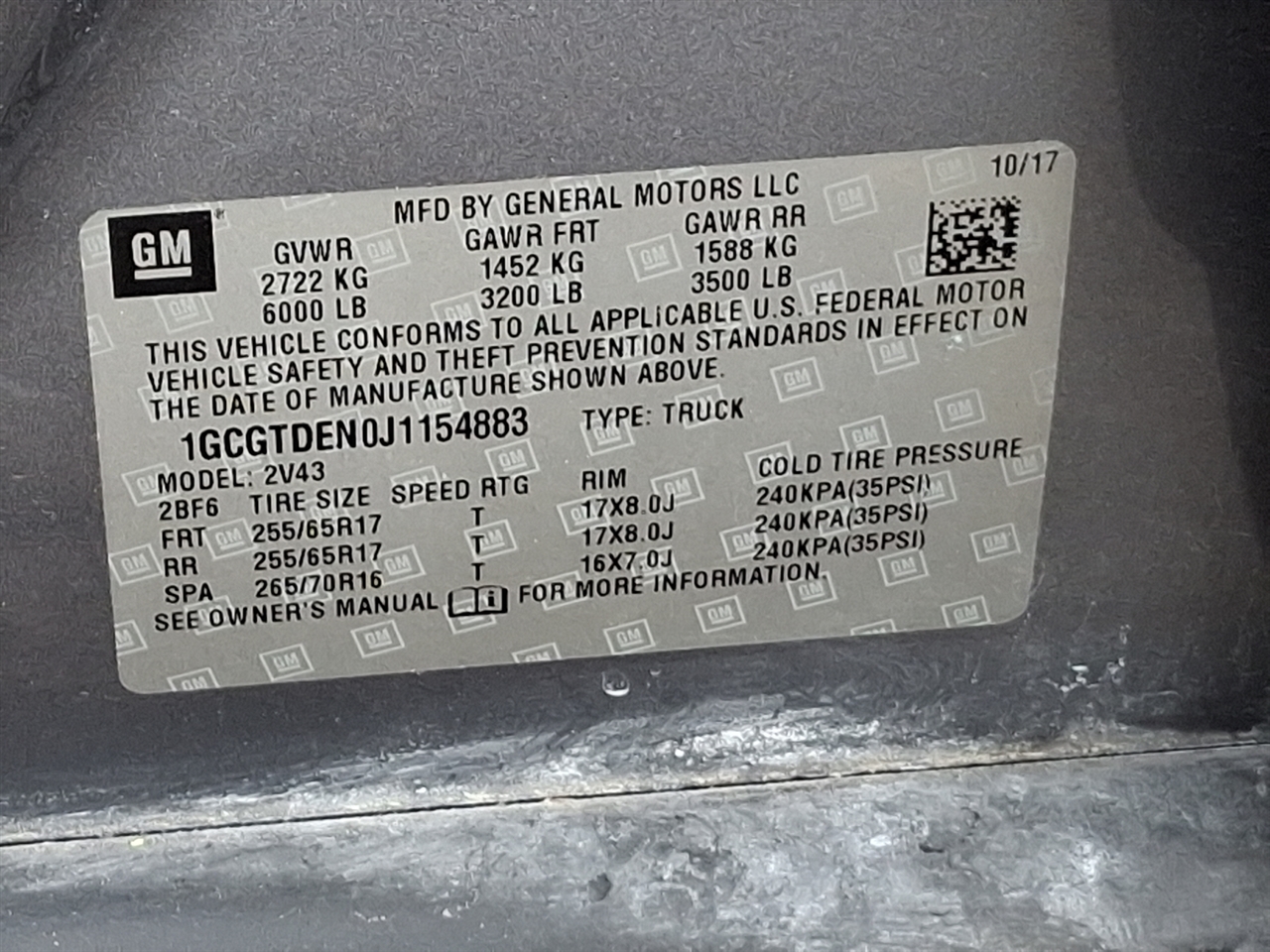 Chevrolet Colorado  2018 Chevrolet Colorado  2018