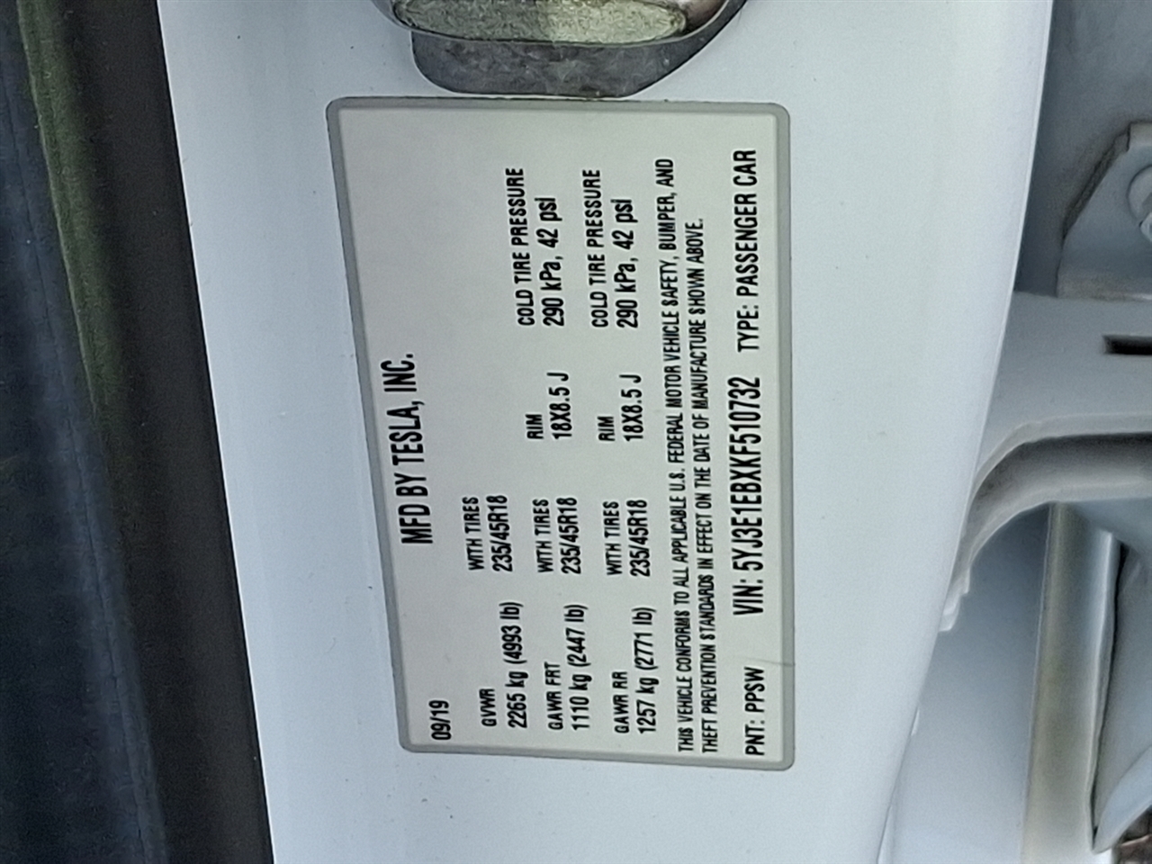 Tesla Model 3  2019 Tesla Model 3  2019