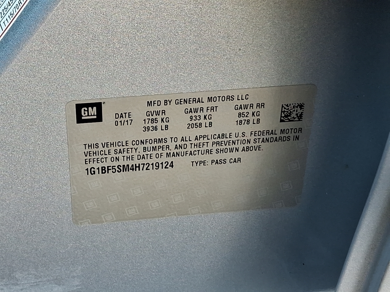 Chevrolet Cruze  2017