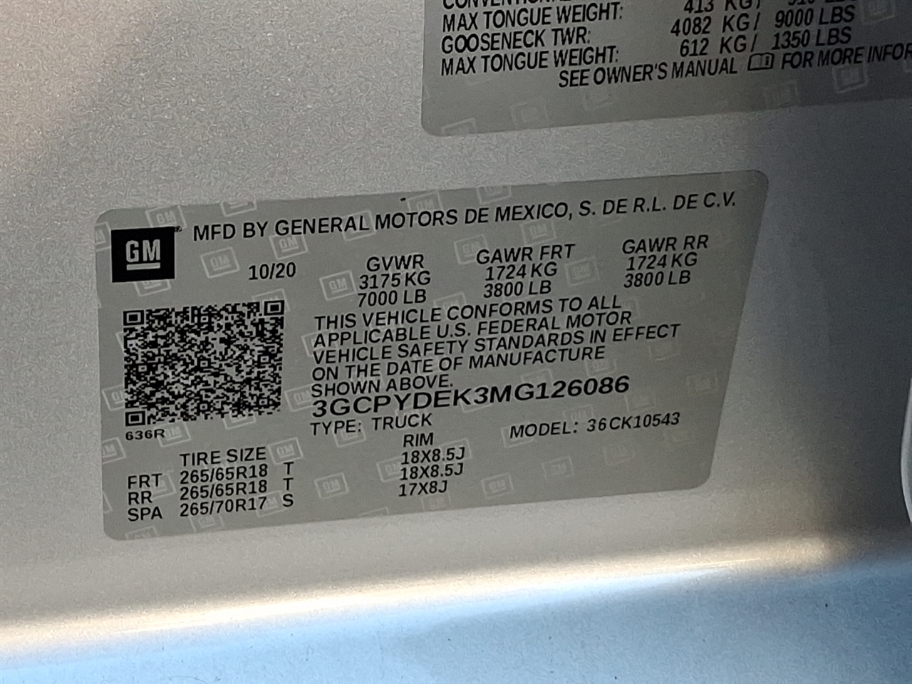 Chevrolet Silverado 1500  2021