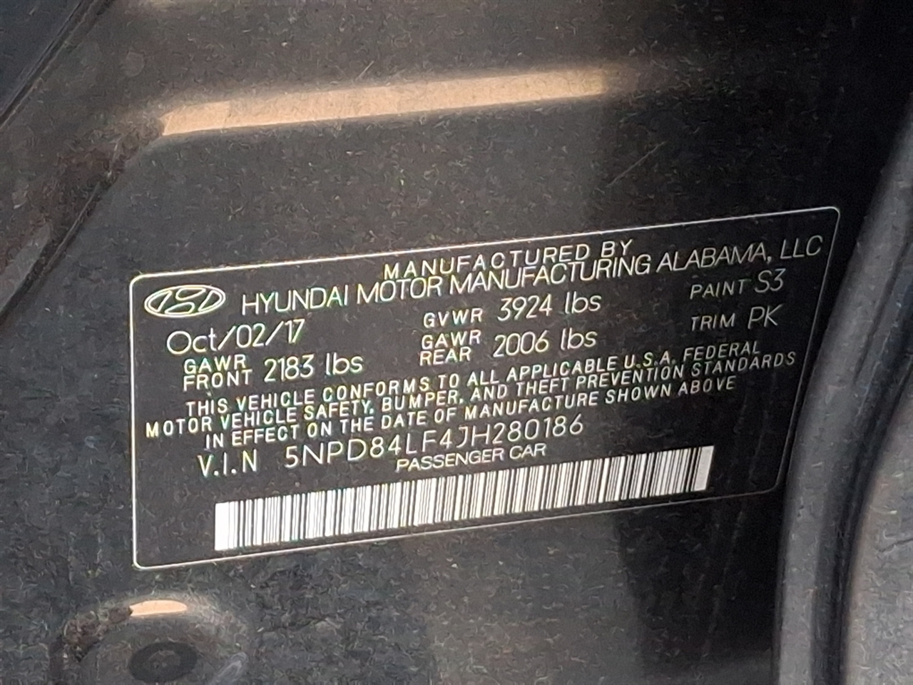 Hyundai Elantra  2018