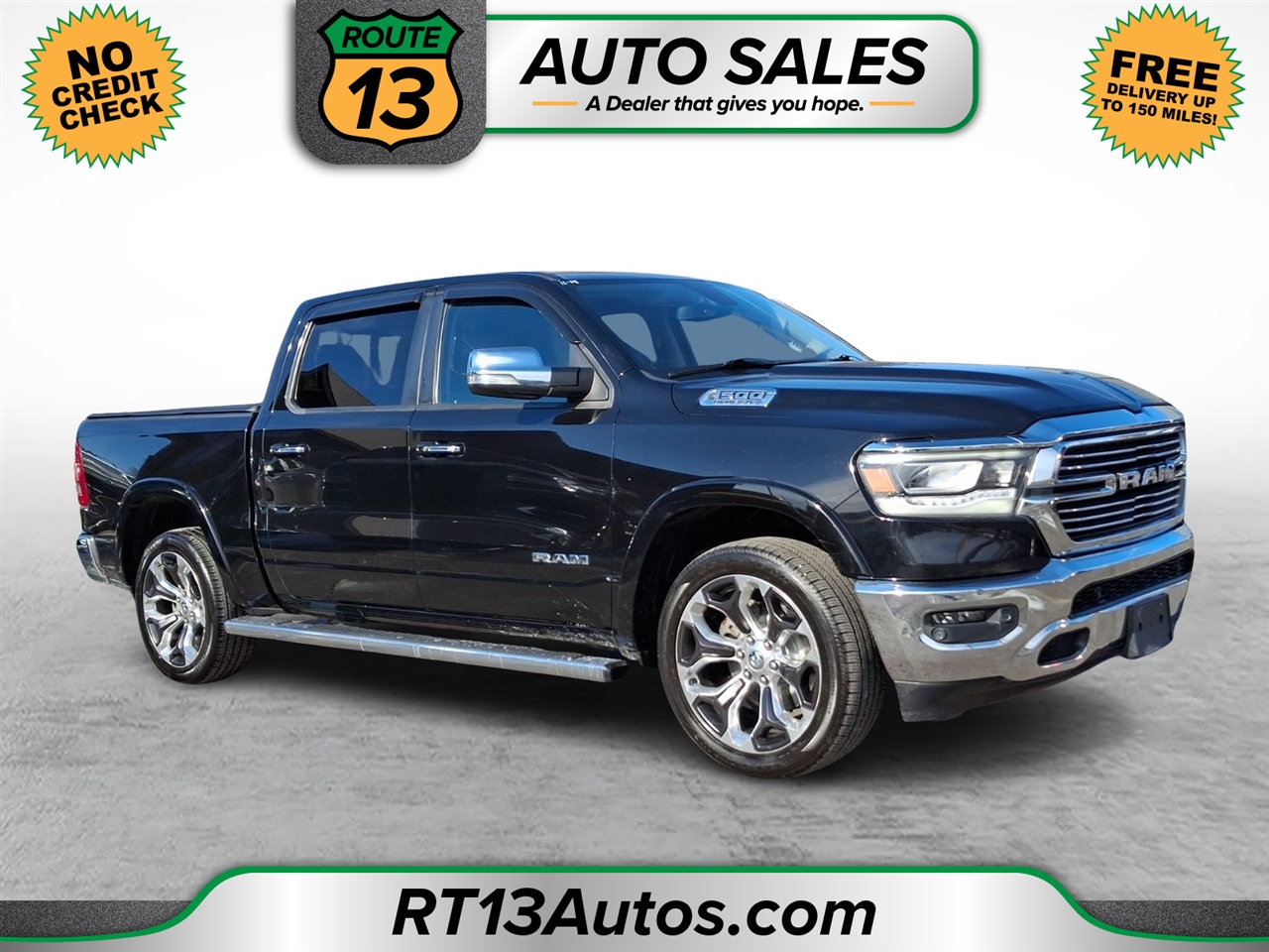 2019 RAM 1500 "Laramie Crew Cab 4x4 5'7"" Box"
