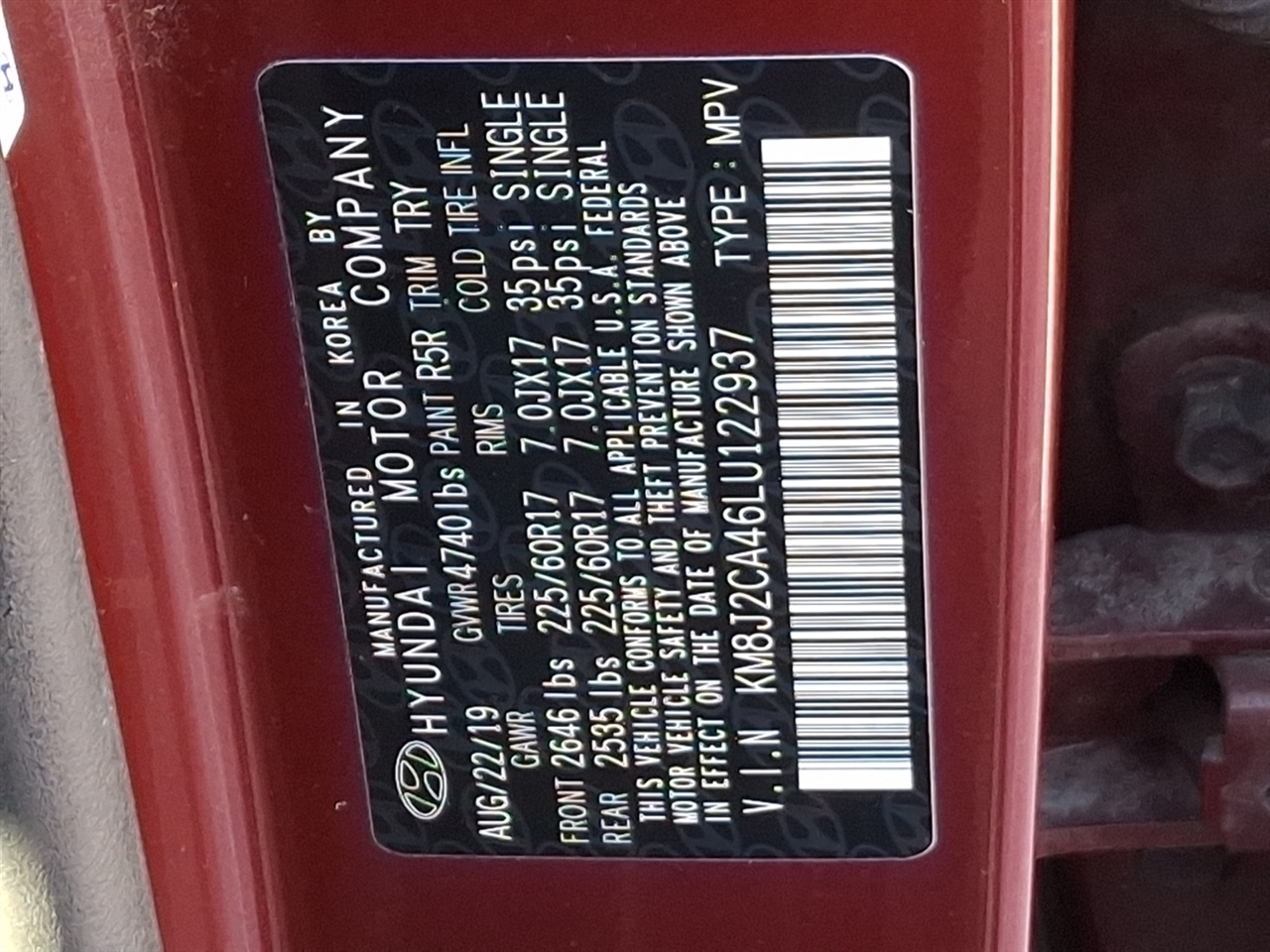 Hyundai Tucson  2020