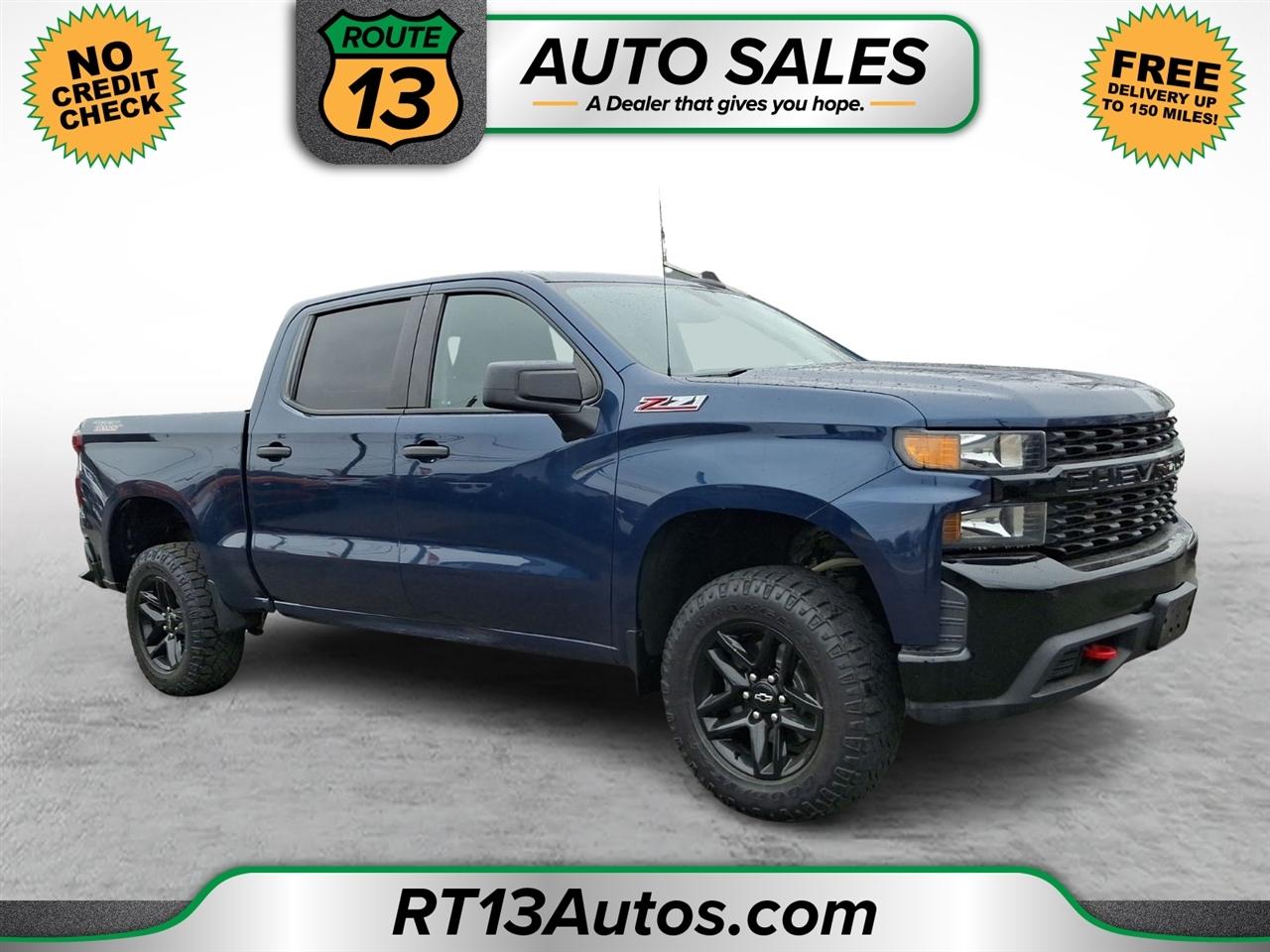 2020 Chevrolet Silverado 1500 4WD Crew Cab Short Bed Custom Trail Boss
