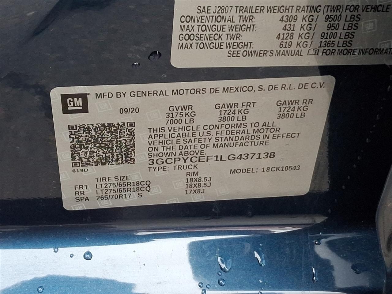 Chevrolet Silverado 1500  2020