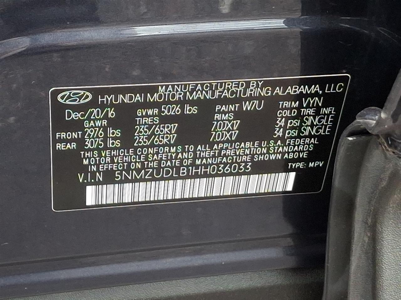 Hyundai Santa Fe Sport  2017