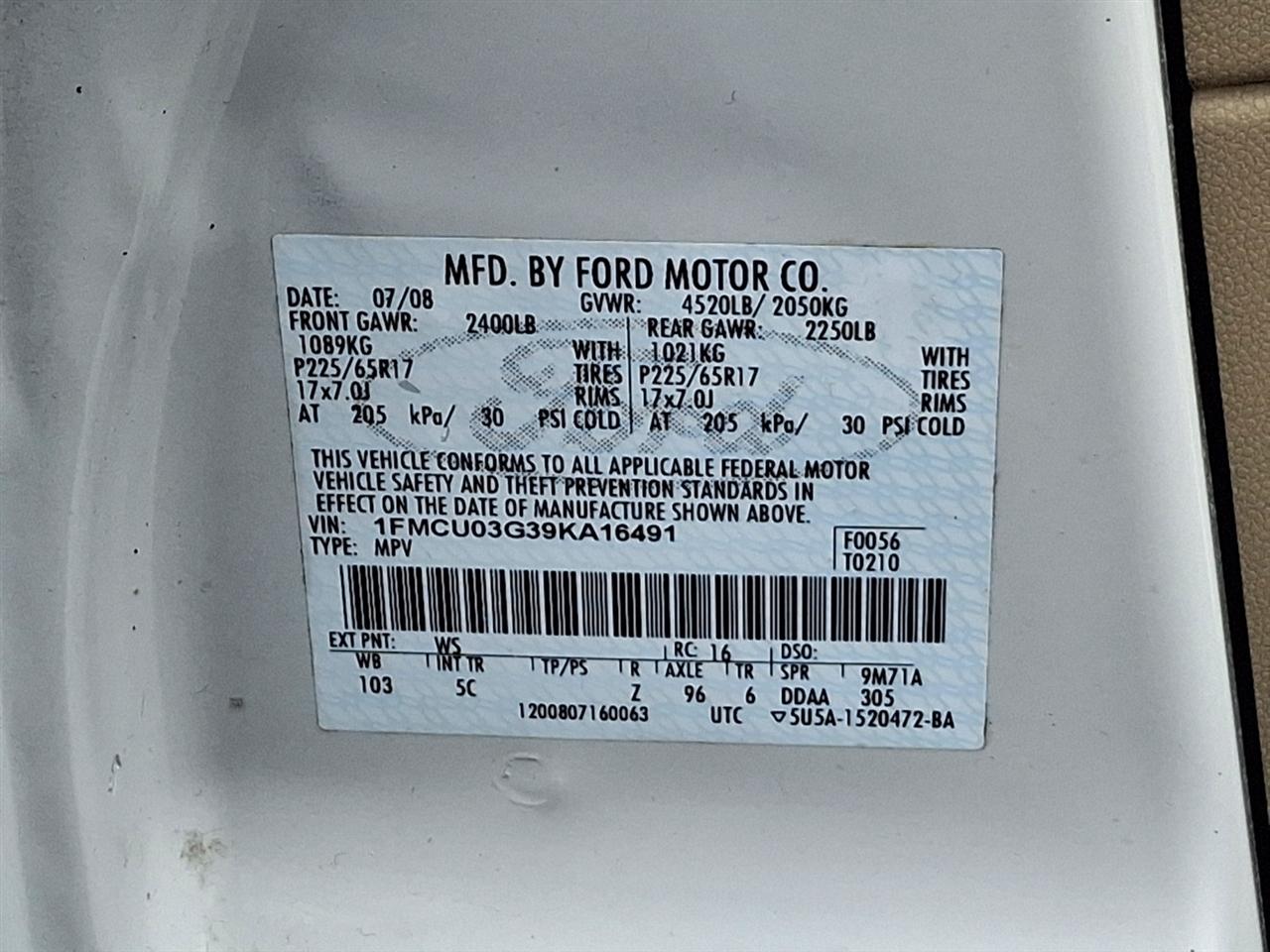 Ford Escape  2009