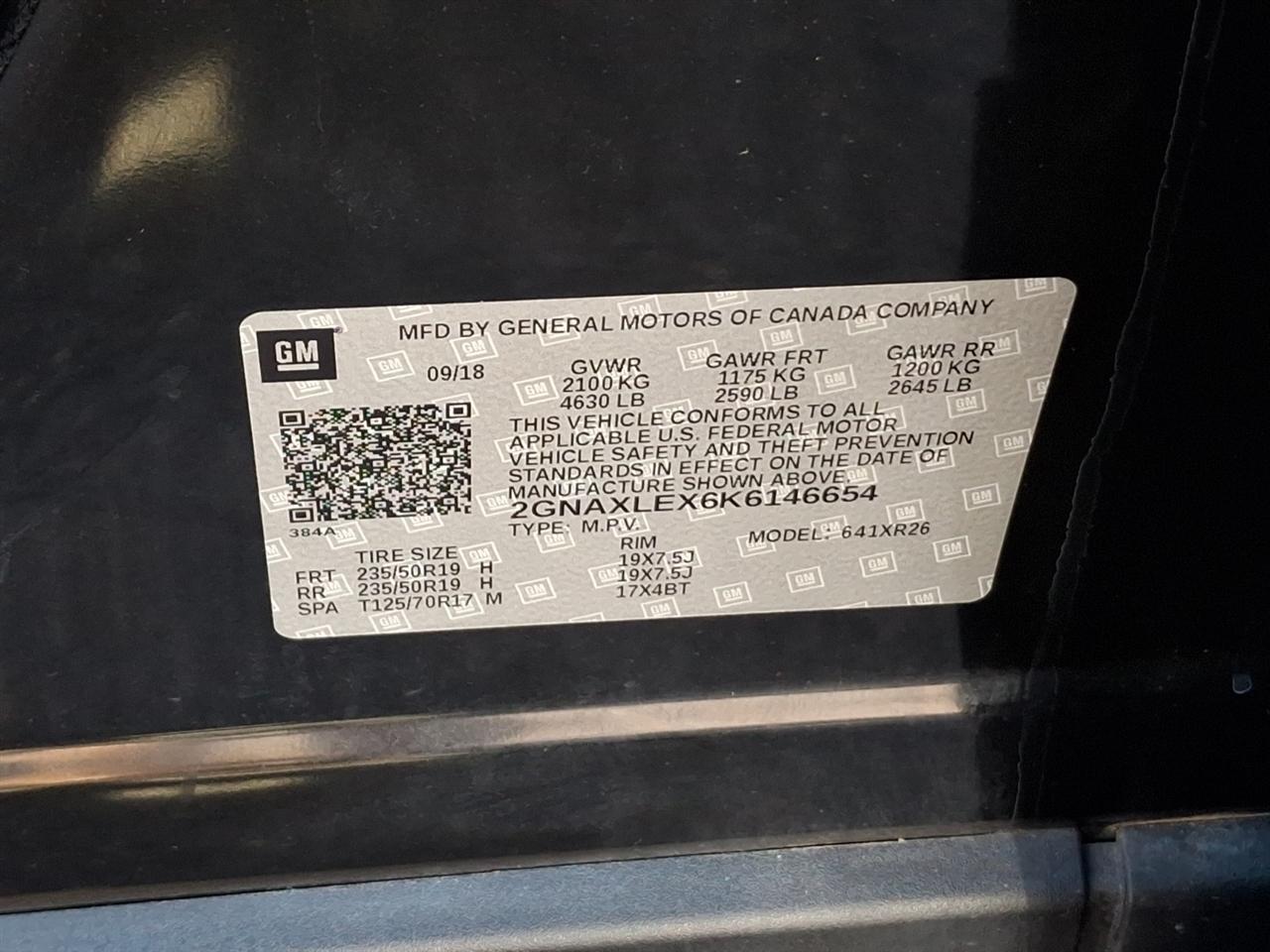 Chevrolet Equinox  2019