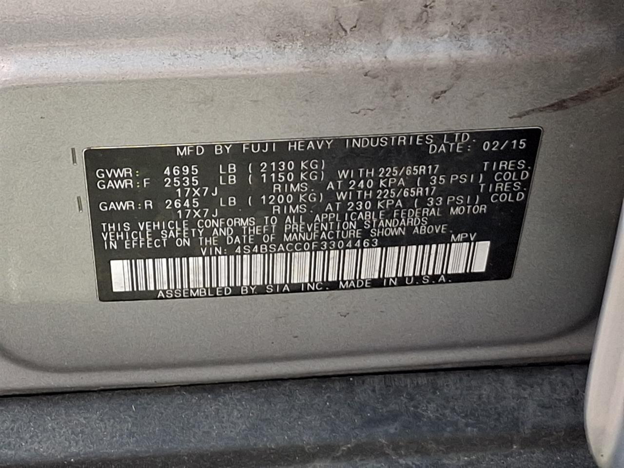 Subaru Outback  2015