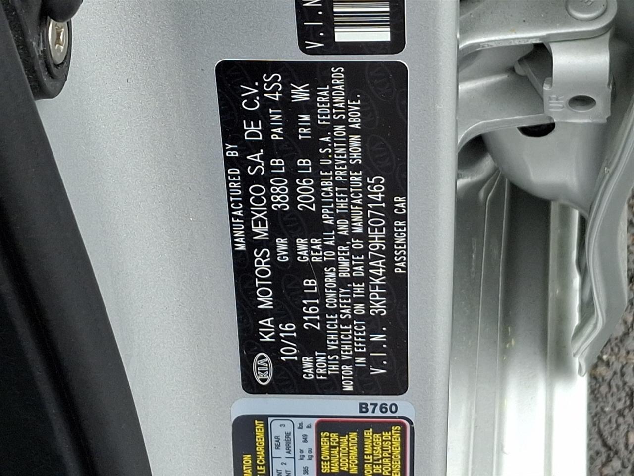 Kia Forte  2017
