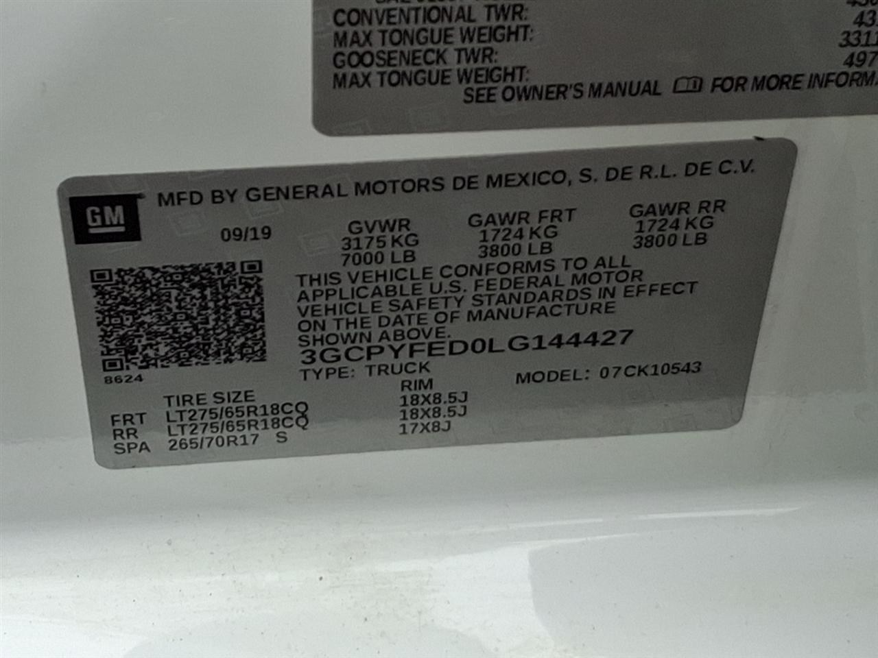 Chevrolet Silverado 1500  2020