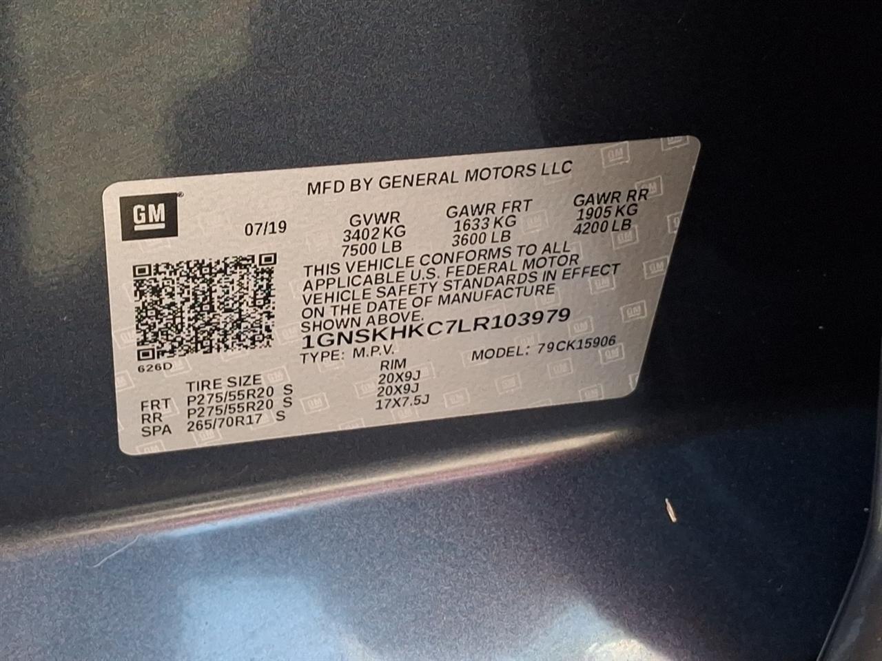 Chevrolet Suburban  2020