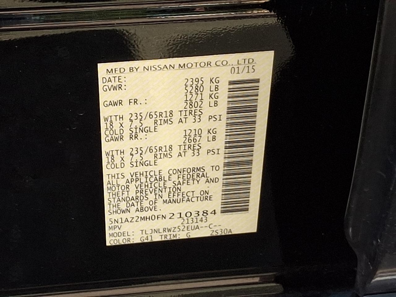 Nissan Murano  2015
