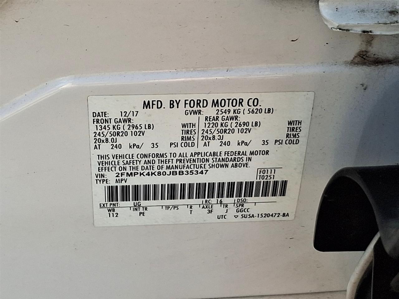 Ford Edge  2018