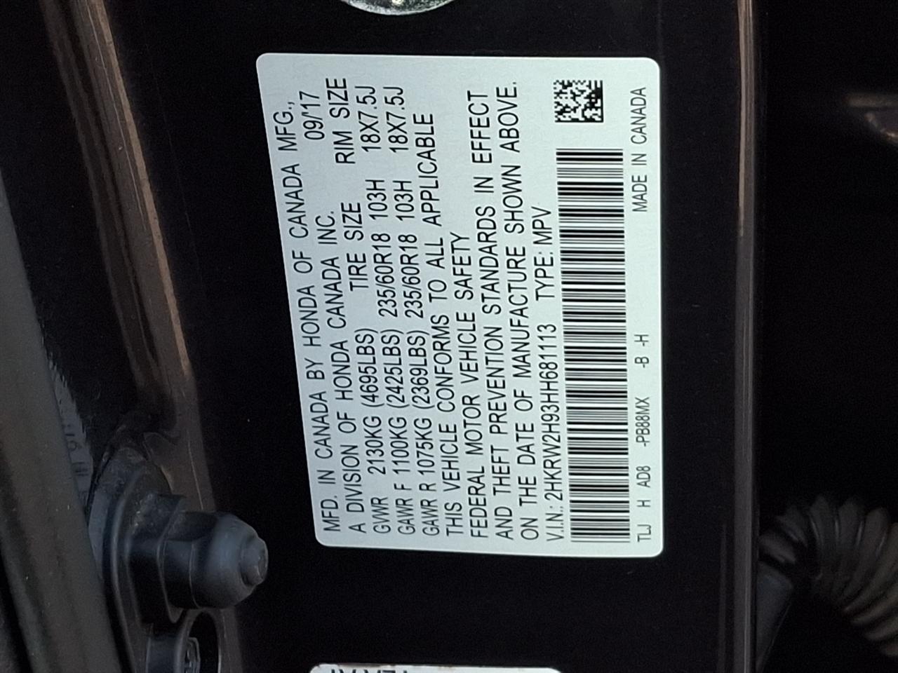 Honda CR-V  2017