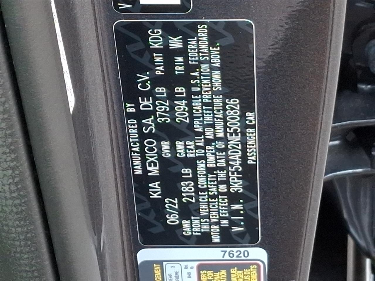 Kia Forte  2022