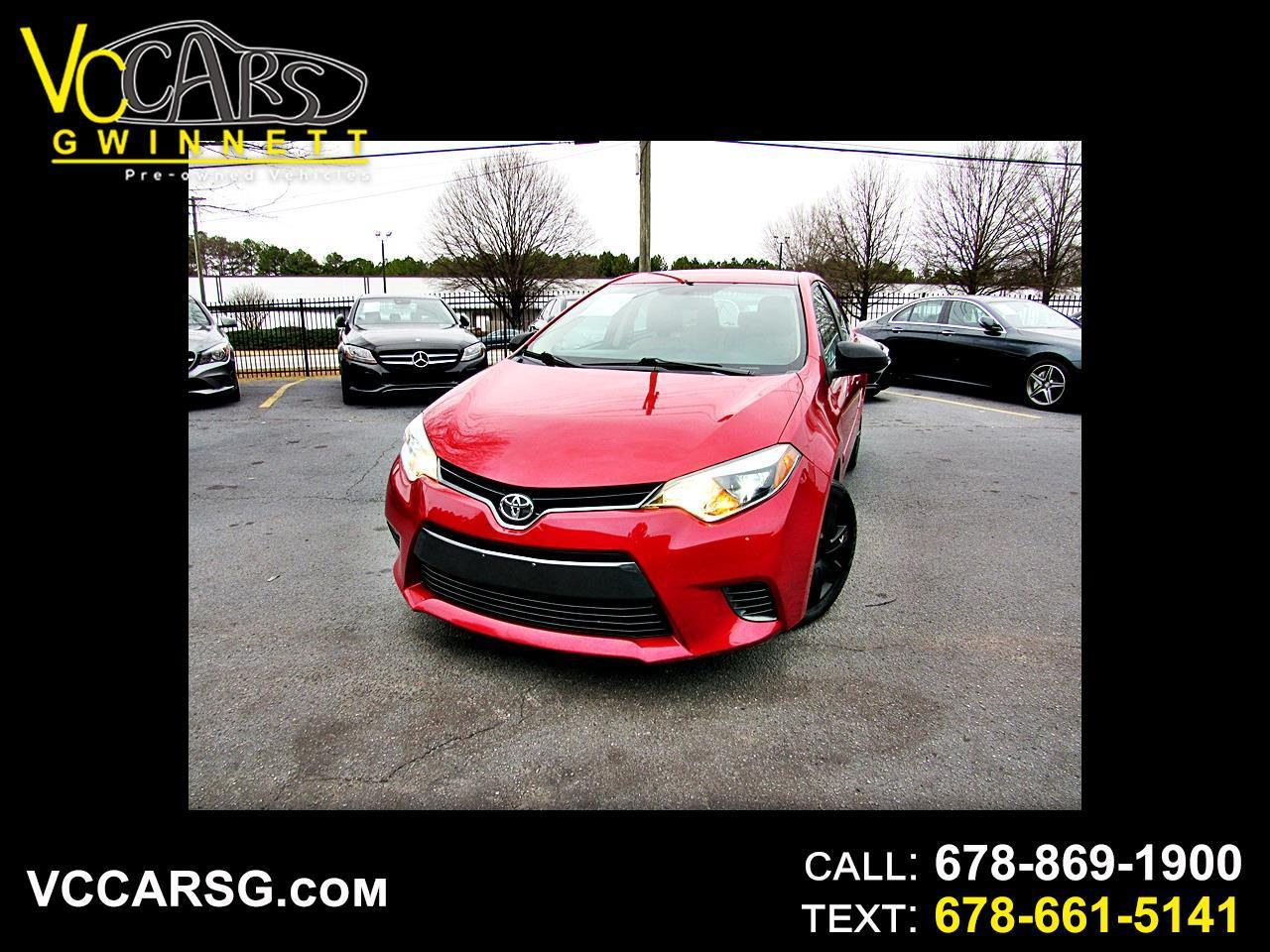 Used 2015 Toyota Corolla For Sale In Duluth Ga 30096 Vc Cars Gwinnett