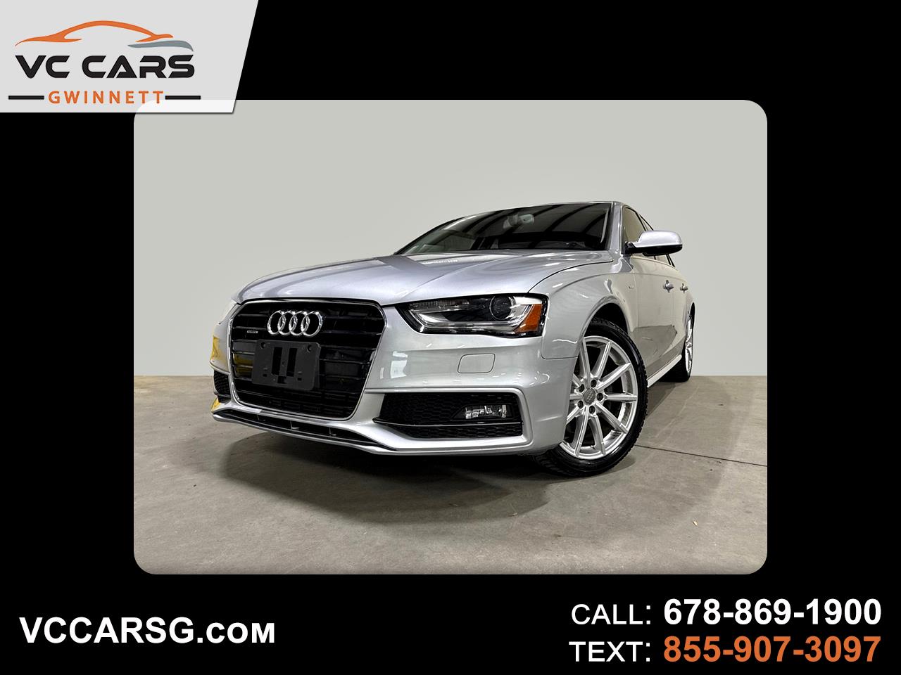 2015 Audi A4 2.0T Sedan quattro Tiptronic