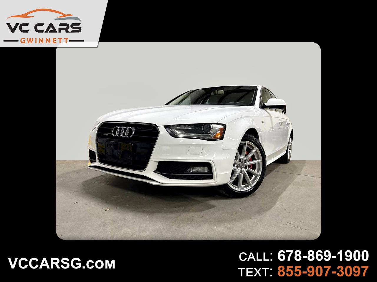 Audi A4 2.0T Sedan quattro Tiptronic 2014
