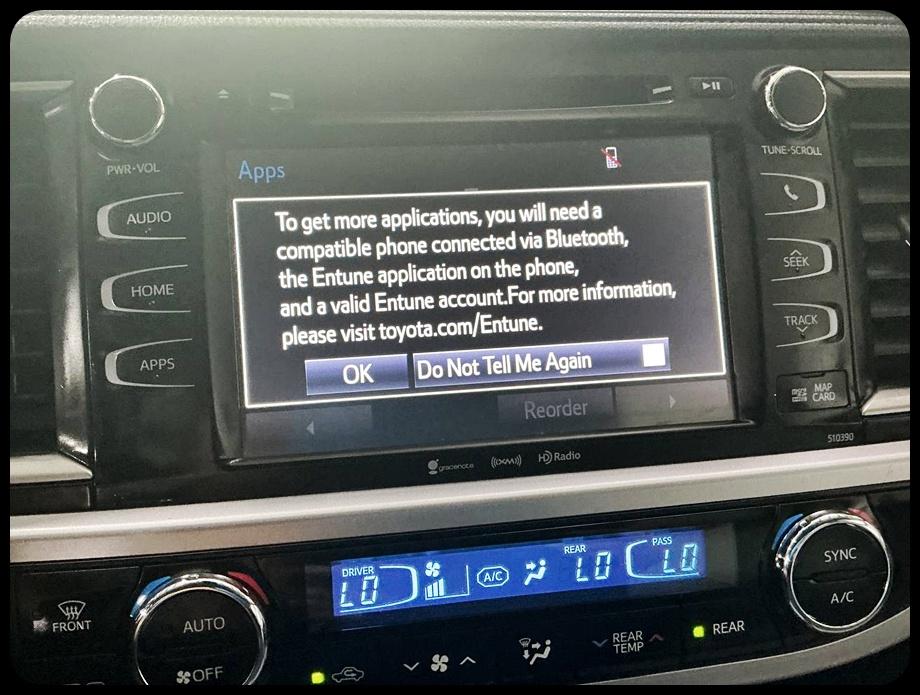 Toyota Highlander XLE AWD V6 2019