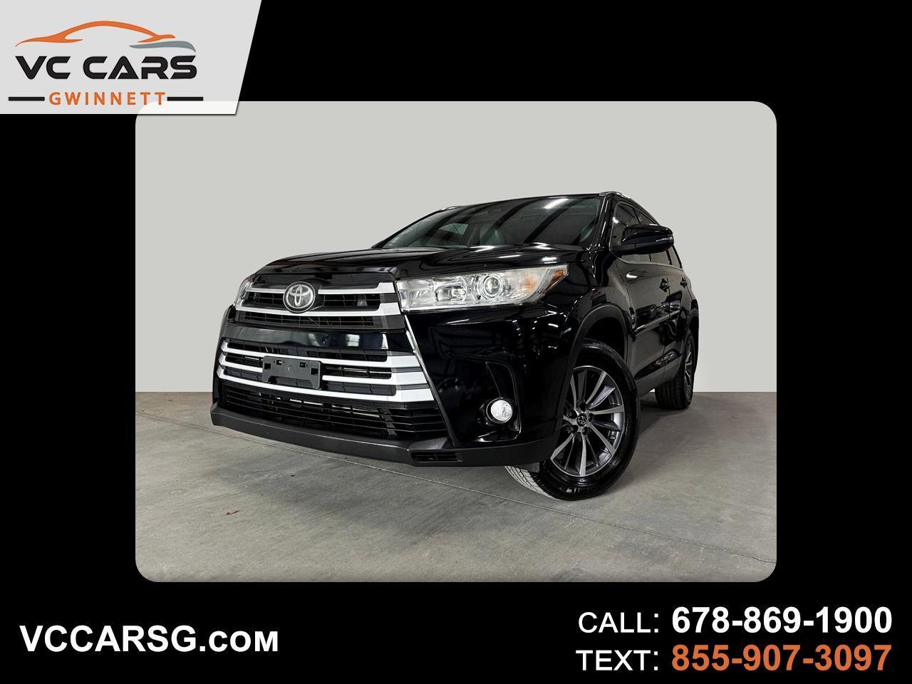 Toyota Highlander XLE AWD V6 2019