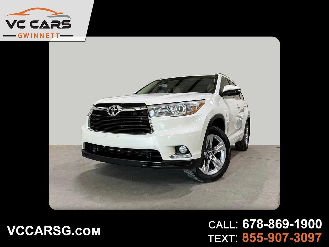 Toyota Highlander Limited AWD V6 2016