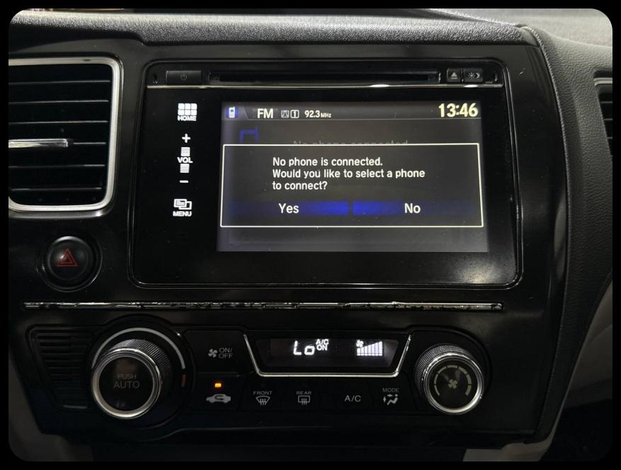 Honda Civic EX Sedan CVT 2014