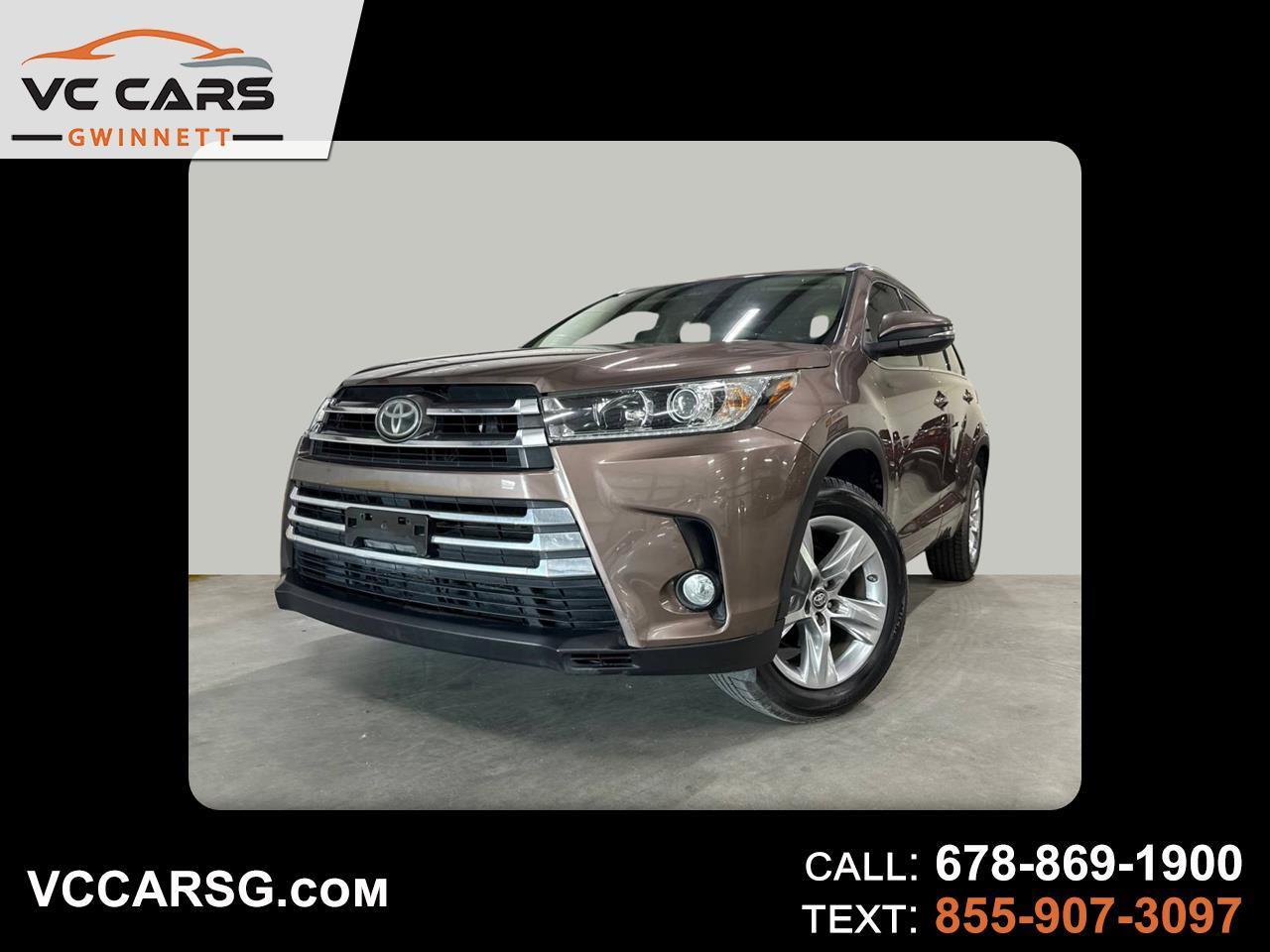 Toyota Highlander Limited 2017