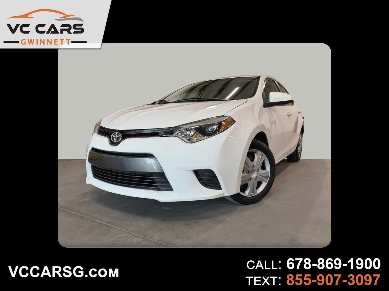 Toyota Corolla LE 2016