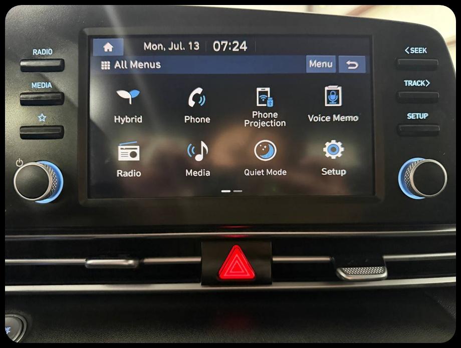 Hyundai Elantra Hybrid Blue 2025