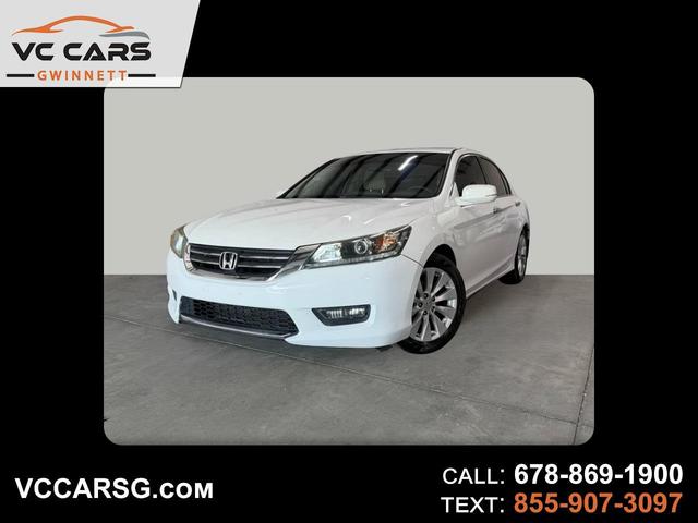 White 2014 Honda Accord Sedan Front-Wheel Drive Automatic