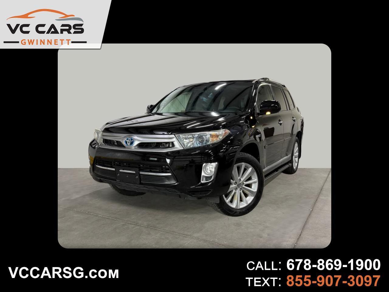 Black 2011 Toyota Highlander Hybrid SUV / Crossover All-Wheel Drive Automatic
