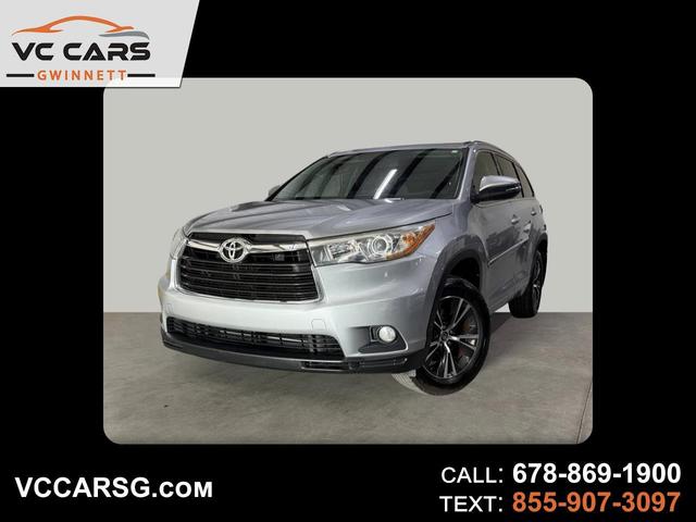 Silver 2016 Toyota Highlander SUV / Crossover All-Wheel Drive Automatic