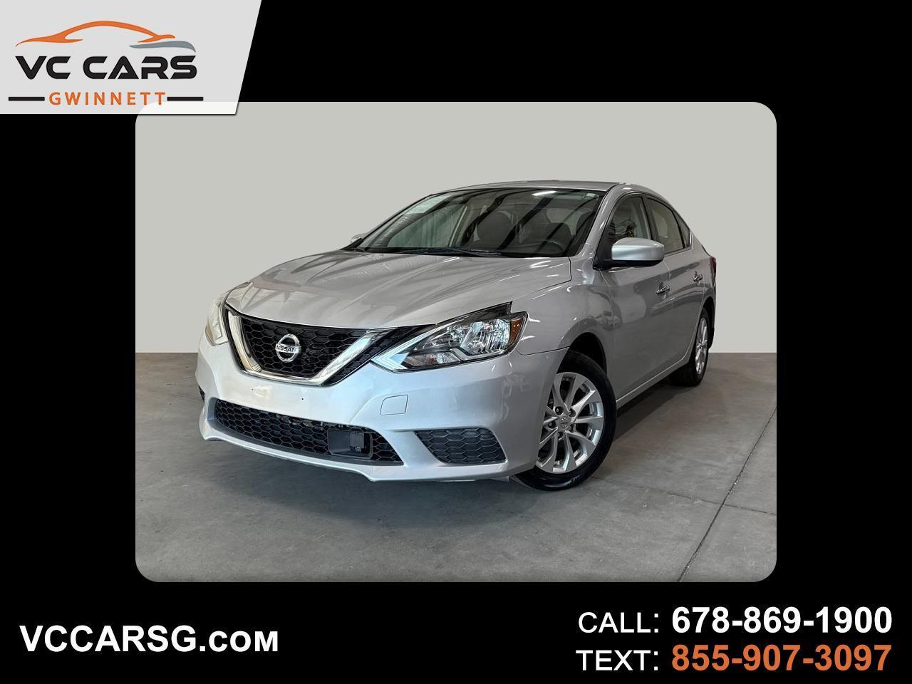 Silver 2019 Nissan Sentra Sedan Front-Wheel Drive Automatic