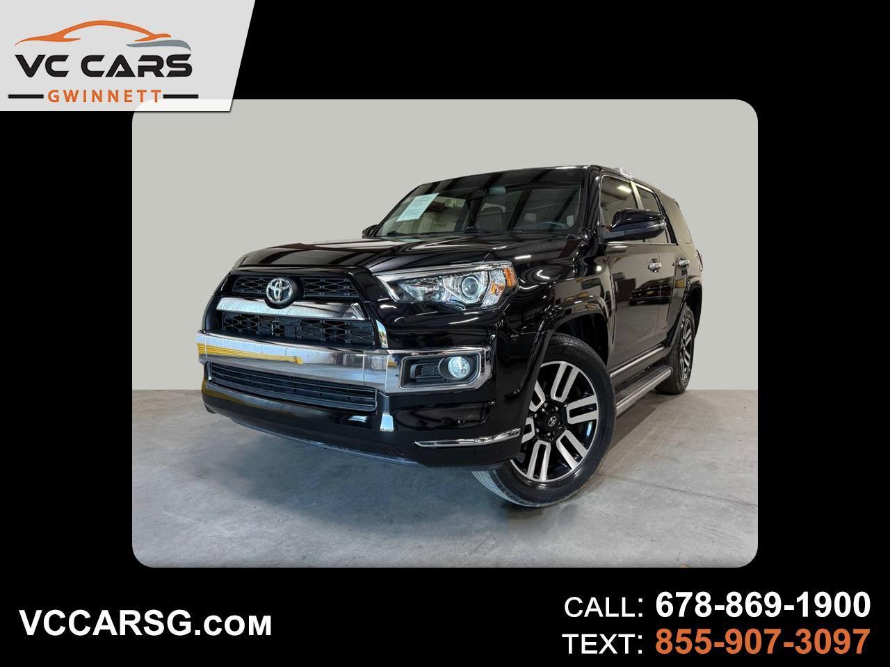 Black 2018 Toyota 4Runner SUV / Crossover All-Wheel Drive Automatic